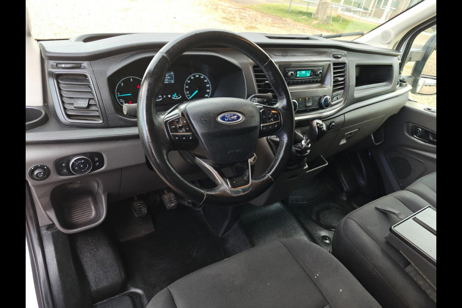 Ford Transit 350 2.0 TDCI L4H1, Pick up open laadbak , met huif , Lengte bak 4.23 m , 1e Eig. Apk Jan. 2026