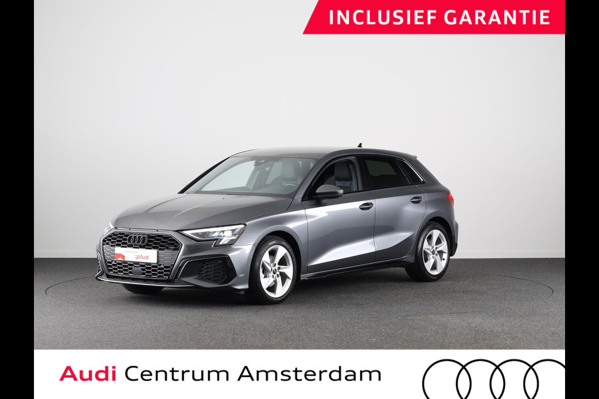 Audi A3 Sportback 30 TFSI S edition 110 pk S-tronic | Verlengde garantie | Navigatie | Parkeersensoren achter | Adaptieve cruise control | Full-LED koplampen | S-line | Audi A3 Sportback 30 TFSI S edition 110 pk S-tronic | Verlengde garantie | Navigatie | Parkeersensoren achter | Adaptieve cruise control | Full-LED koplampen | S-line |