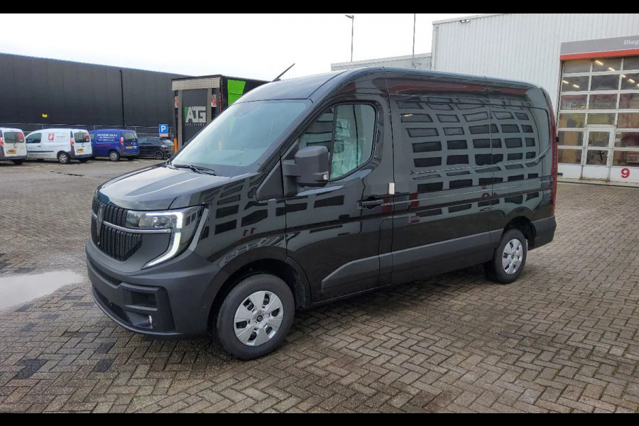 Renault Master 170.35 - L2H2 GESLOTEN - EURO 6 - METALLIC ZWART - TREKHAAK - V-40-KNT - BPM VRIJ!