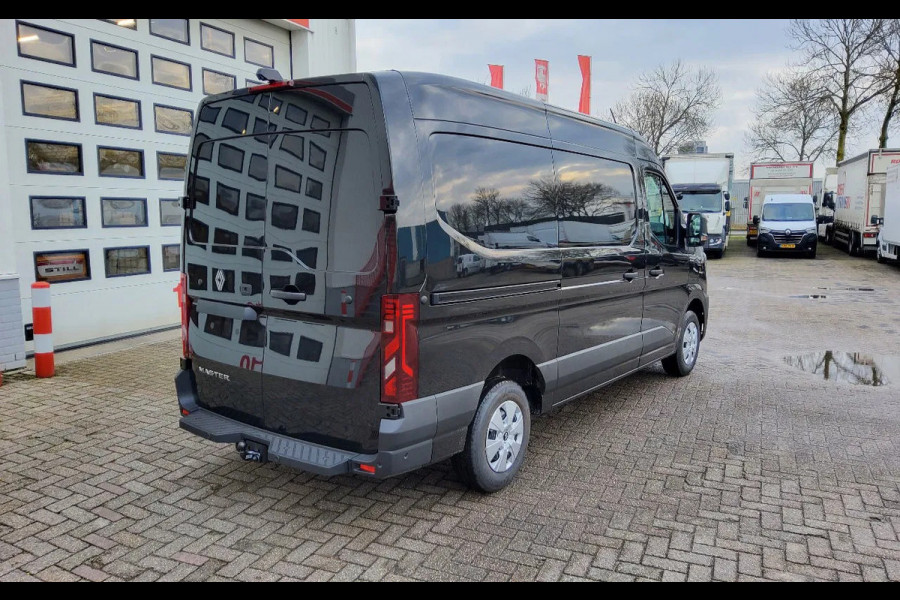 Renault Master 170.35 - L2H2 GESLOTEN - EURO 6 - METALLIC ZWART - TREKHAAK - V-40-KNT - BPM VRIJ!