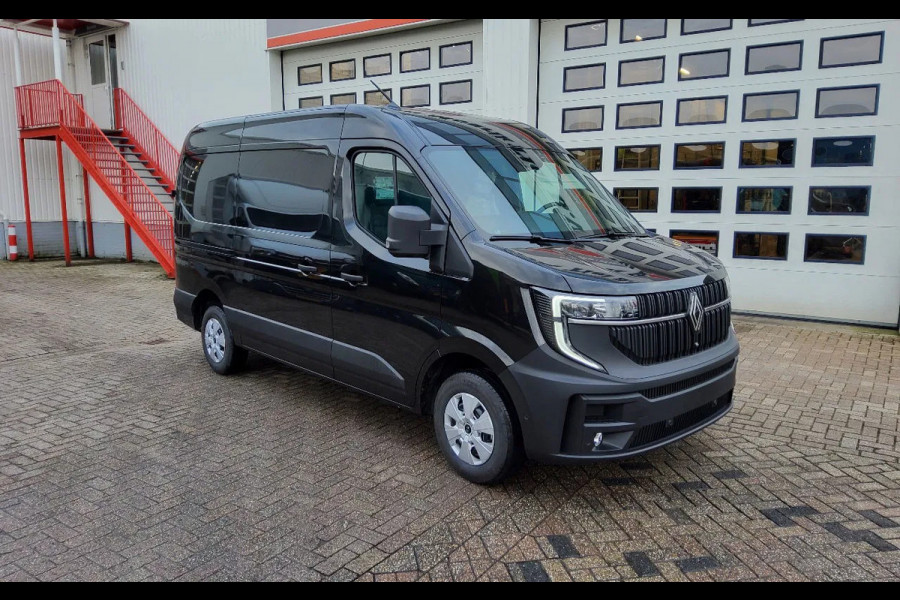 Renault Master 170.35 - L2H2 GESLOTEN - EURO 6 - METALLIC ZWART - TREKHAAK - V-40-KNT - BPM VRIJ!