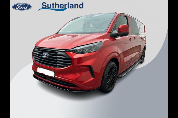 Ford Transit Custom 300 2.0 TDCI L2H1 Limited DC | SCI | 136pk | Dubbele Cabine | Artisan Red | Trekhaak | Dubbele Schuifdeur | Bijrijdersbank | Sidesteps | Bumperpakket | Zwarte velgen | Stoelverwarming | Camera