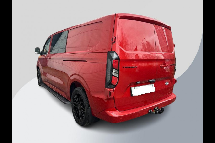 Ford Transit Custom 300 2.0 TDCI L2H1 Limited DC | SCI | 136pk | Dubbele Cabine | Artisan Red | Trekhaak | Dubbele Schuifdeur | Bijrijdersbank | Sidesteps | Bumperpakket | Zwarte velgen | Stoelverwarming | Camera