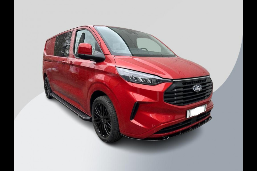 Ford Transit Custom 300 2.0 TDCI L2H1 Limited DC | SCI | 136pk | Dubbele Cabine | Artisan Red | Trekhaak | Dubbele Schuifdeur | Bijrijdersbank | Sidesteps | Bumperpakket | Zwarte velgen | Stoelverwarming | Camera
