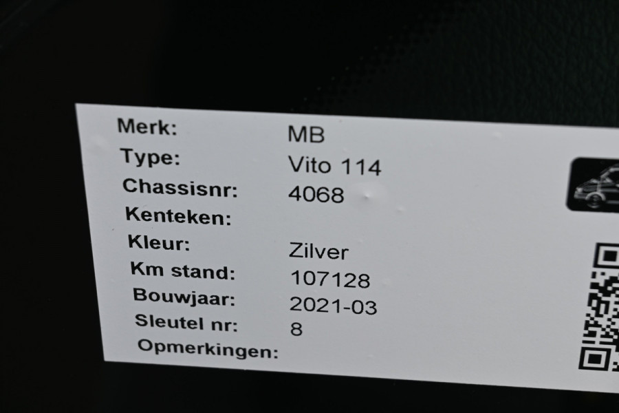 Mercedes-Benz Vito 114 CDI L2 Bott inrichting, Navigatie met camera