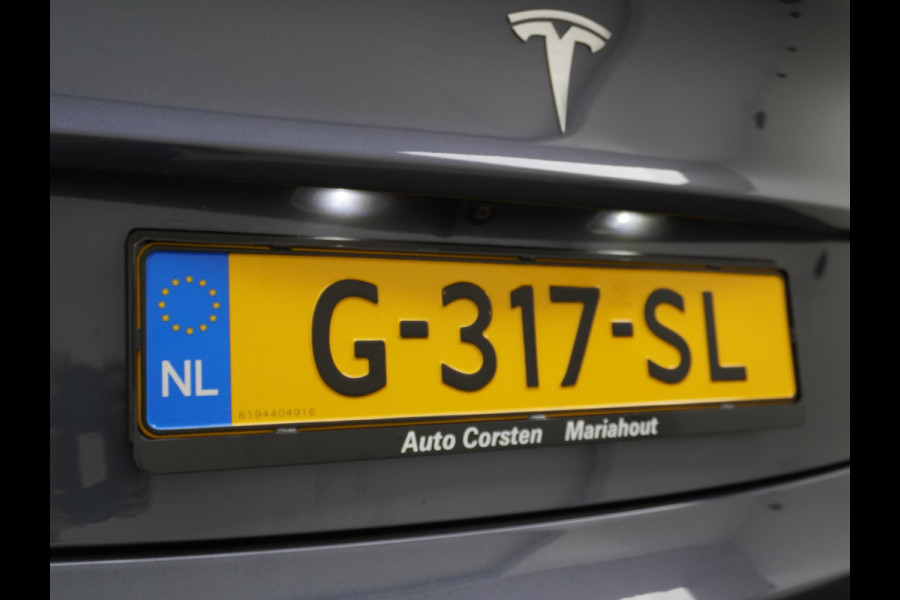 Tesla Model 3 RWD SR+ 60kWh 325PK 19" FSD-3 Computer AutoPilot Leder PanoDak Adaptive-Cruise Lmv 18" Camera's Elektr.-Stuur+Stoelen+Spiegels+G Navi LED Comfortstoelen ACC DAB Voorverwarmen interieur via App Keyless via Telefoonsleutel One-Pedal-Drive Origineel Nederlandse auto tot 11kw laden thuis! Garantie Accu tot  11-12-2027 max 160.000km 1.584kg licht!