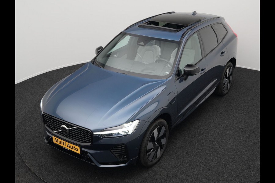 Volvo XC60 T8 Plug-in hybrid AWD Ultimate Dark PHEV | Panodak | Trekhaak af Fabriek  | Adaptive Cruise | Head Up | Tailored Wool Sportstoelen Memory | Harman Kardon | 360 Camera | 20"L.M | Keyless | Google Maps |