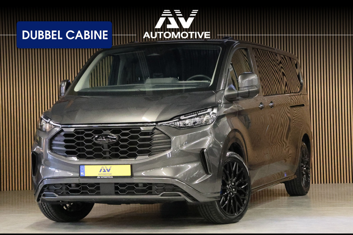 Ford Transit Custom 300 2.0 TDCI L2H1 Sport 170 PK DC | L+R Schuifdeur | Dubbel Cabine | B&O | ACC | Blind Spot | Navigatie | Camera | CarPlay | Lan | Raptor Edition | Trekhaak | 6-Zitter | MODELJAAR 2025 | Verlengde fabrieksgarantie tot 12-2029 | Dubbel Cabine Ford Transit Custom 300 2.0 TDCI L2H1 Sport 170 PK DC | L+R Schuifdeur | Dubbel Cabine | B&O | ACC | Blind Spot | Navigatie | Camera | CarPlay | Lan | Raptor Edition | Trekhaak | 6-Zitter | MODELJAAR 2025 | Verlengde fabrieksgarantie tot 12-2029 | Dubbel Cabine