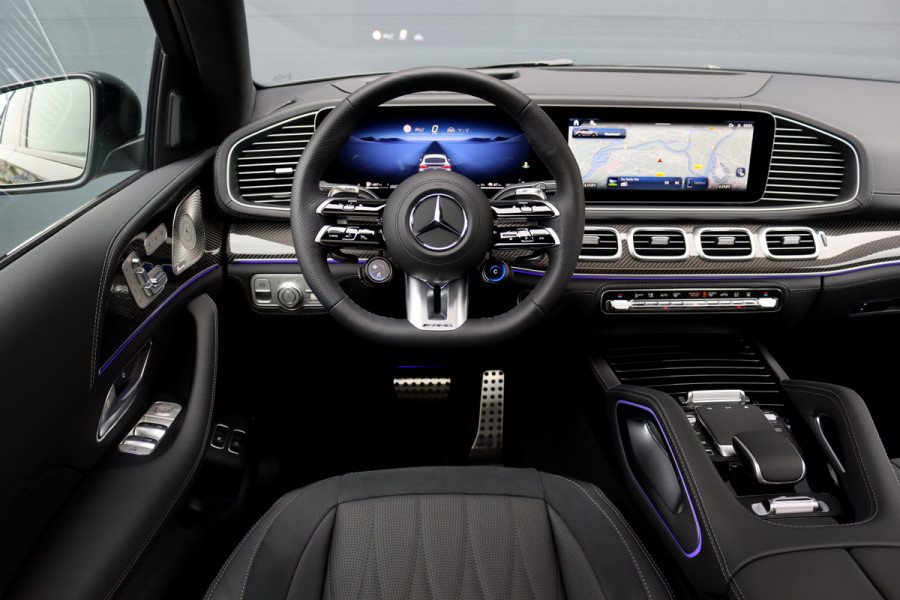 Mercedes-Benz GLE Coupé AMG 53 Hybrid 4MATIC+ Premium Aut9 | Facelift | 'Manufaktur' | Airmatic | Distronic | Carbon | Panoramadak | Massage | Trekhaak | Vlakkenverwarming | HUD | Stoelventilatie | Luchtkwaliteitspakket |