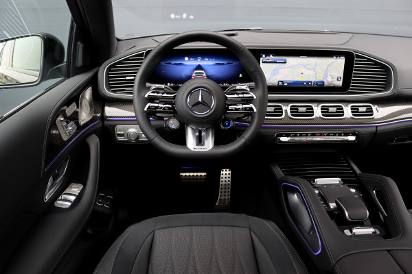Mercedes-Benz GLE Coupé AMG 53 Hybrid 4MATIC+ Premium Aut9 | Facelift | 'Manufaktur' | Airmatic | Distronic | Carbon | Panoramadak | Massage | Trekhaak | Vlakkenverwarming | HUD | Stoelventilatie | Luchtkwaliteitspakket |