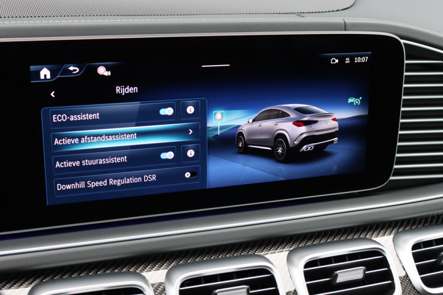 Mercedes-Benz GLE Coupé AMG 53 Hybrid 4MATIC+ Premium Aut9 | Facelift | 'Manufaktur' | Airmatic | Distronic | Carbon | Panoramadak | Massage | Trekhaak | Vlakkenverwarming | HUD | Stoelventilatie | Luchtkwaliteitspakket |