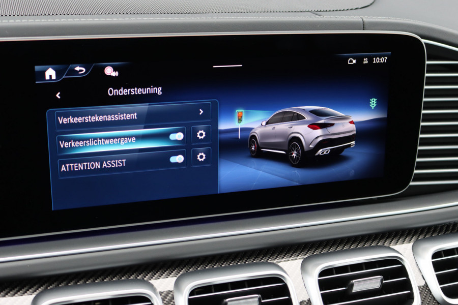 Mercedes-Benz GLE Coupé AMG 53 Hybrid 4MATIC+ Premium Aut9 | Facelift | 'Manufaktur' | Airmatic | Distronic | Carbon | Panoramadak | Massage | Trekhaak | Vlakkenverwarming | HUD | Stoelventilatie | Luchtkwaliteitspakket |