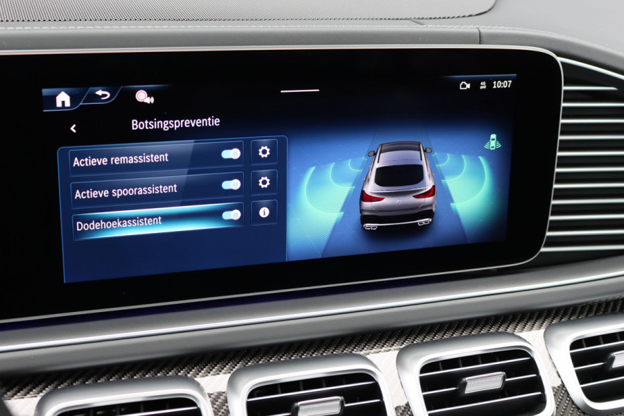 Mercedes-Benz GLE Coupé AMG 53 Hybrid 4MATIC+ Premium Aut9 | Facelift | 'Manufaktur' | Airmatic | Distronic | Carbon | Panoramadak | Massage | Trekhaak | Vlakkenverwarming | HUD | Stoelventilatie | Luchtkwaliteitspakket |