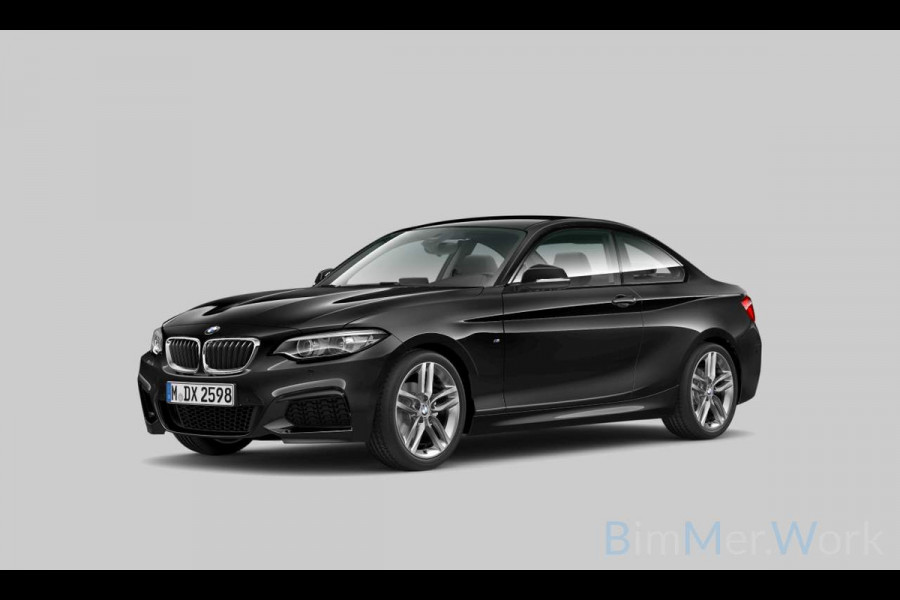 BMW 2 Serie Coupé 218i High Executive M Sport | M Performance | Stoelverwarming | Navigatie | Keyless | Camera | Cruise Control | DAB | HIFI | Parkeersensoren | Leer | Digital Dash | Automaat | NAP | Orig. NL | BTW