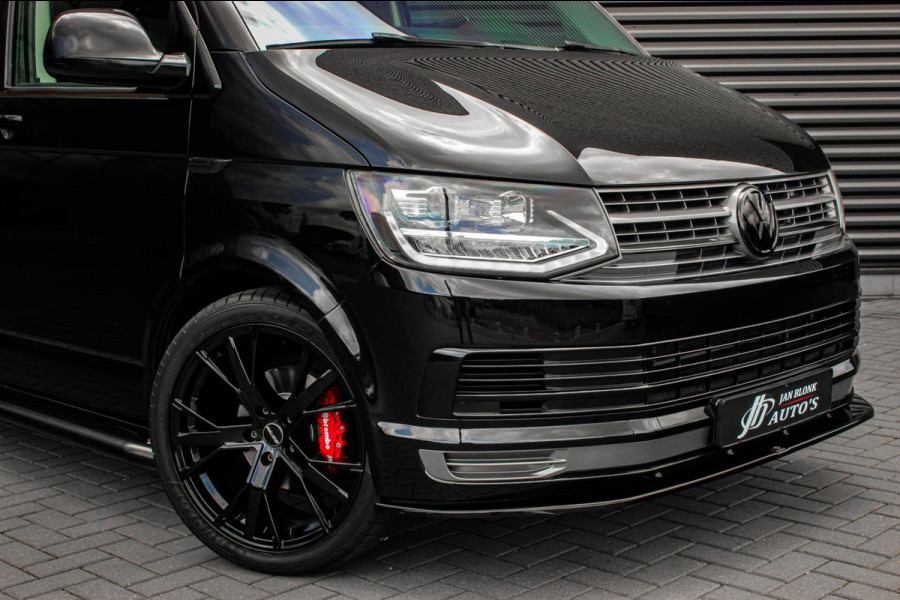 Volkswagen Transporter 2.0 TDI L2H1 150PK / APPLE CARPLAY / VERLAAGD / ALCANTARA STUUR / FULL BLACK / TREKAAK / SPOILER / CRUISE
