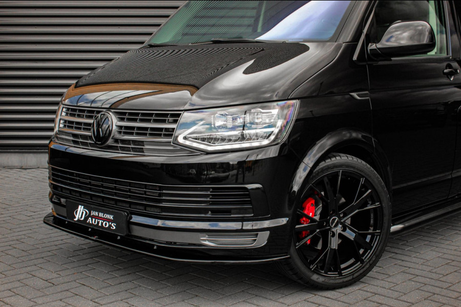 Volkswagen Transporter 2.0 TDI L2H1 150PK / APPLE CARPLAY / VERLAAGD / ALCANTARA STUUR / FULL BLACK / TREKAAK / SPOILER / CRUISE