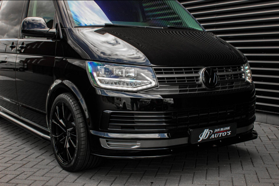 Volkswagen Transporter 2.0 TDI L2H1 150PK / APPLE CARPLAY / VERLAAGD / ALCANTARA STUUR / FULL BLACK / TREKAAK / SPOILER / CRUISE