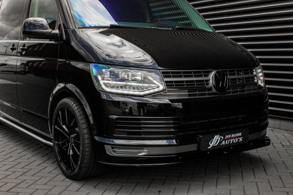 Volkswagen Transporter 2.0 TDI L2H1 150PK / APPLE CARPLAY / VERLAAGD / ALCANTARA STUUR / FULL BLACK / TREKAAK / SPOILER / CRUISE