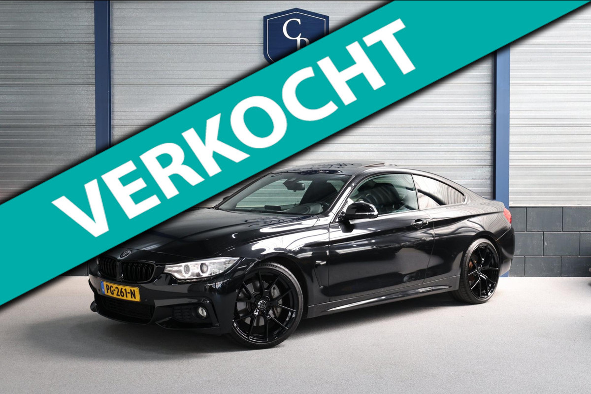 BMW 4 Serie Coupé 440i M-Sport ARMYTRIX/LED/SCHUIFDAK/LEER+S.VERWARMING/20" LMV/CAM/CRUISE/ECC/12 MND GARANTIE! BMW 4 Serie Coupé 440i M-Sport ARMYTRIX/LED/SCHUIFDAK/LEER+S.VERWARMING/20" LMV/CAM/CRUISE/ECC/12 MND GARANTIE!