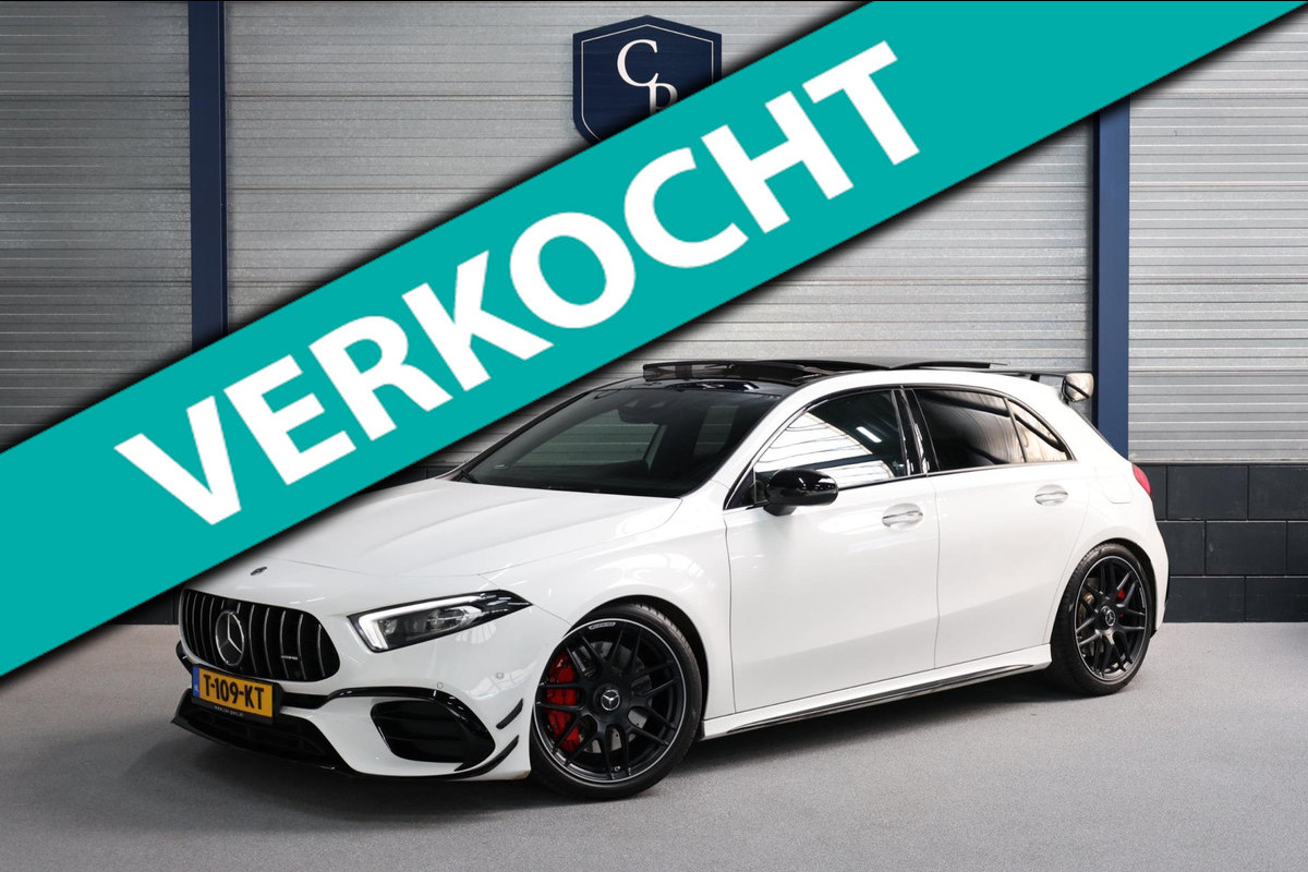 Mercedes-Benz A-Klasse AMG 45 S 4MATIC+ BTW/AKRAPOVIC/MULTIBEAM/VIRTUAL/SFEER/LEER+S.VERWARMING+MEMORY/19"/ACC/ECC/12 MND GARANTIE Mercedes-Benz A-Klasse AMG 45 S 4MATIC+ BTW/AKRAPOVIC/MULTIBEAM/VIRTUAL/SFEER/LEER+S.VERWARMING+MEMORY/19"/ACC/ECC/12 MND GARANTIE