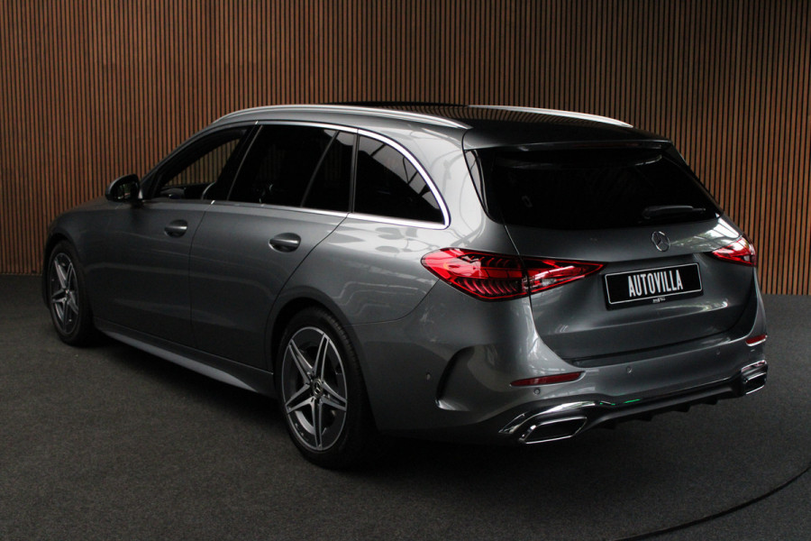 Mercedes-Benz C-Klasse Estate 220d AMG Panodak Leer Navi HUD 360° Massagestoelen PTS Distronic Plus Elektr. achterklep BTW auto