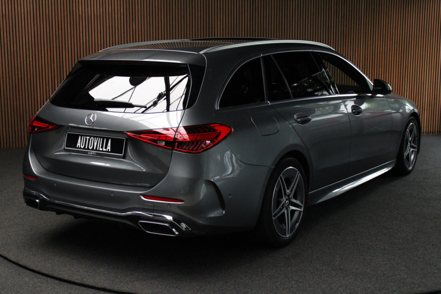 Mercedes-Benz C-Klasse Estate 220d AMG Panodak Leer Navi HUD 360° Massagestoelen PTS Distronic Plus Elektr. achterklep BTW auto
