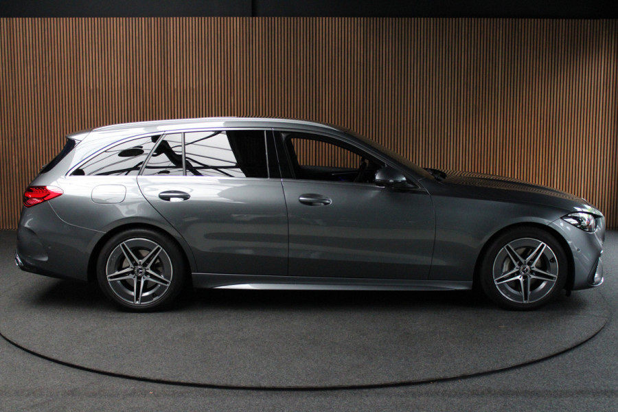 Mercedes-Benz C-Klasse Estate 220d AMG Panodak Leer Navi HUD 360° Massagestoelen PTS Distronic Plus Elektr. achterklep BTW auto