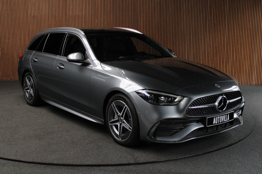 Mercedes-Benz C-Klasse Estate 220d AMG Panodak Leer Navi HUD 360° Massagestoelen PTS Distronic Plus Elektr. achterklep BTW auto