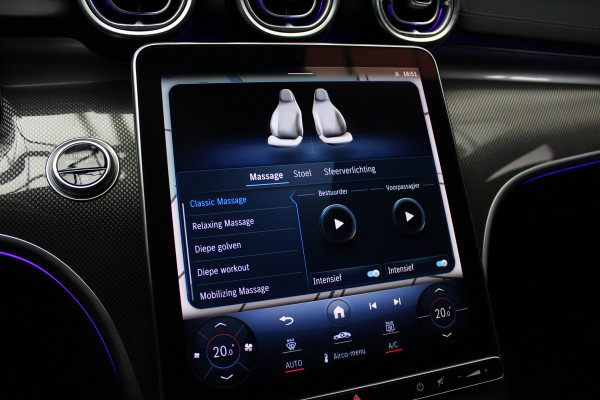 Mercedes-Benz C-Klasse Estate 220d AMG Panodak Leer Navi HUD 360° Massagestoelen PTS Distronic Plus Elektr. achterklep BTW auto