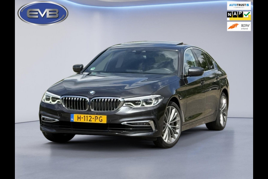 BMW 5 Serie 530i High Executive Edition 252 pk, sportleder, schuifdak, vele opties, 1e eigenaar, NL auto met nationale auto pas