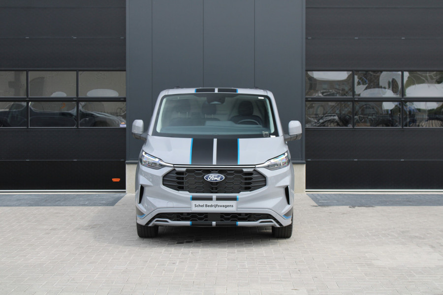 Ford Transit Custom 300 2.0 TDCI L2H1 Sport 170pk - 2x Schuifdeur - 19" LM velgen - ACC - Blind spot - Navi - Camera - Verwarmd stuur - 70l tank - R