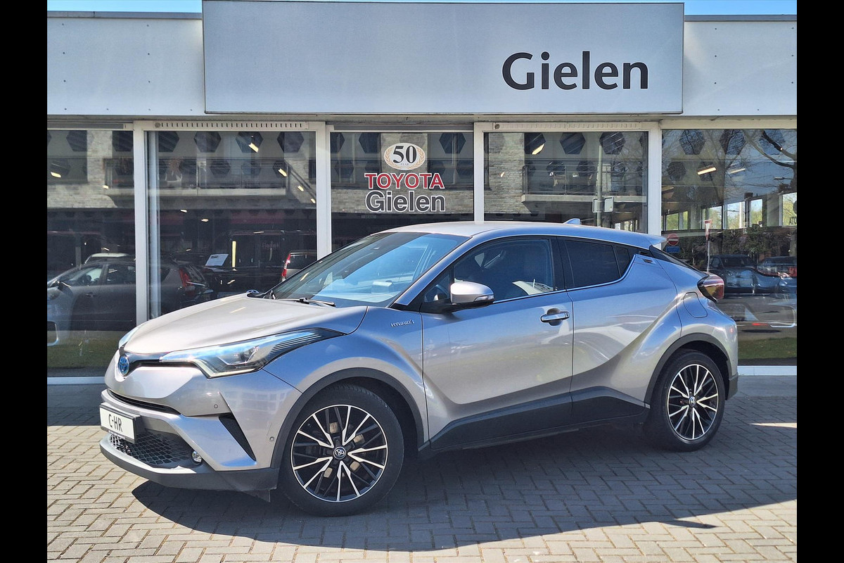 Toyota C-HR 1.8 Hybrid Executive | LED Pakket, Dodehoekherkenning, Navigatie, Stoel + Stuurverwarming, Keyless, Leer/Stof, 18 inch
