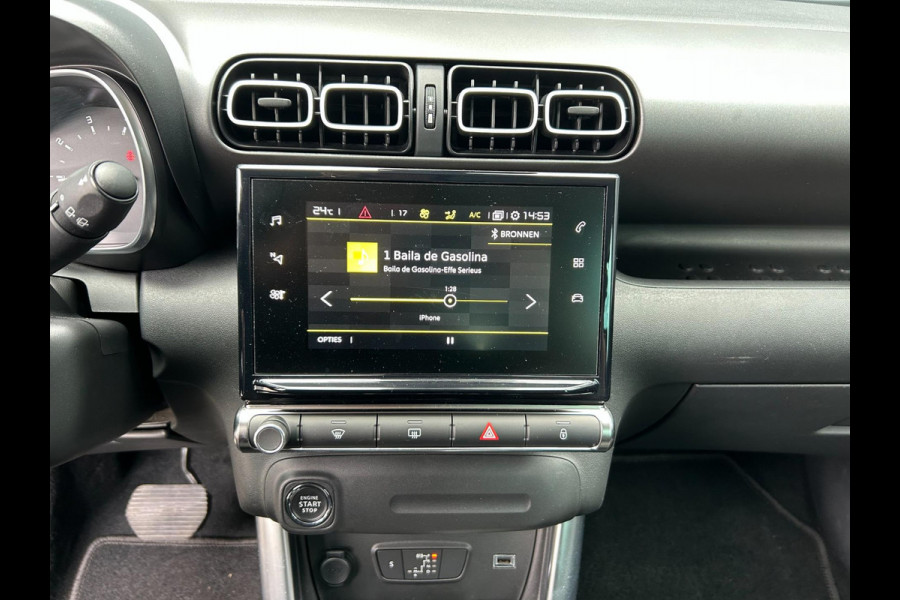 Citroën C3 Aircross 1.2 PureTech Shine | AUTOMAAT | A.CAMERA | TREKHAAK | NAVI | BLUETOOTH | CC | PDC | STOELVERW | BOVAG-GARANTIE