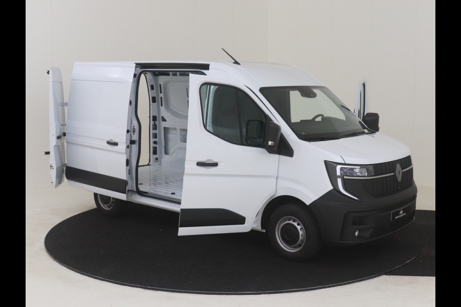 Renault Master T35 150 PK L2H2 EXTRA NIEUW MODEL ( BPM VRIJ ) LED AIRCO ECC CARPLAY CAMERA PARKEERSENSOREN LANE ASSIST 270 GRADEN DEUREN