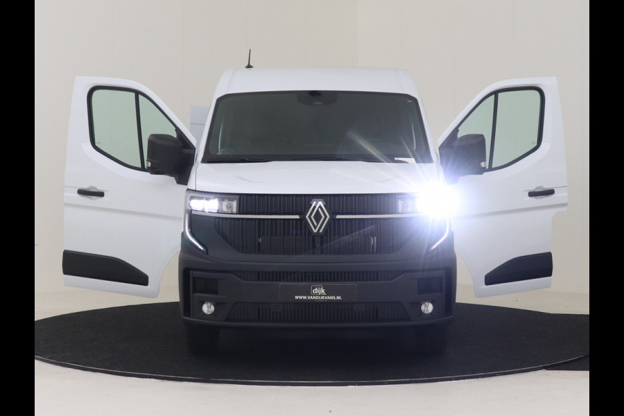 Renault Master T35 150 PK L2H2 EXTRA NIEUW MODEL ( BPM VRIJ ) LED AIRCO ECC CARPLAY CAMERA PARKEERSENSOREN LANE ASSIST 270 GRADEN DEUREN