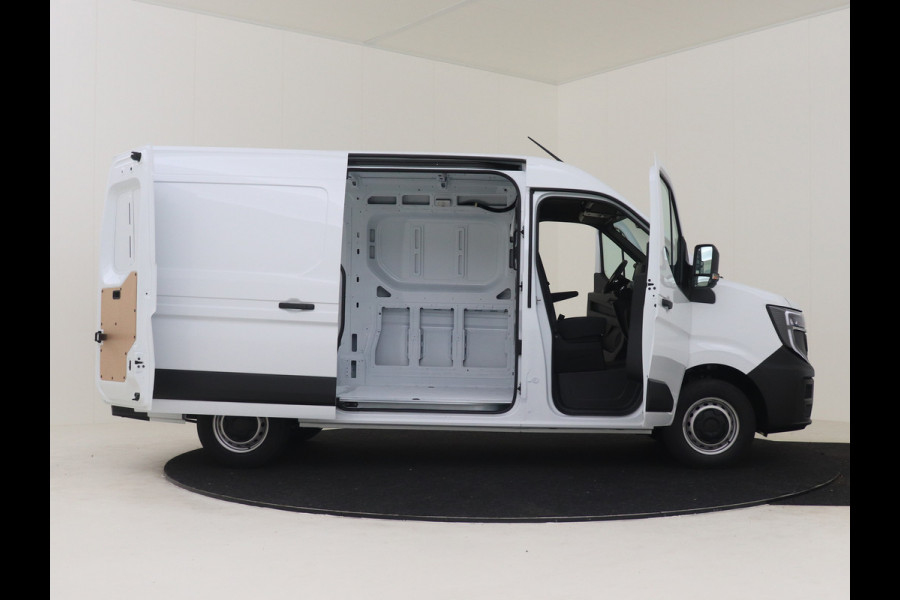Renault Master T35 150 PK L2H2 EXTRA NIEUW MODEL ( BPM VRIJ ) LED AIRCO ECC CARPLAY CAMERA PARKEERSENSOREN LANE ASSIST 270 GRADEN DEUREN