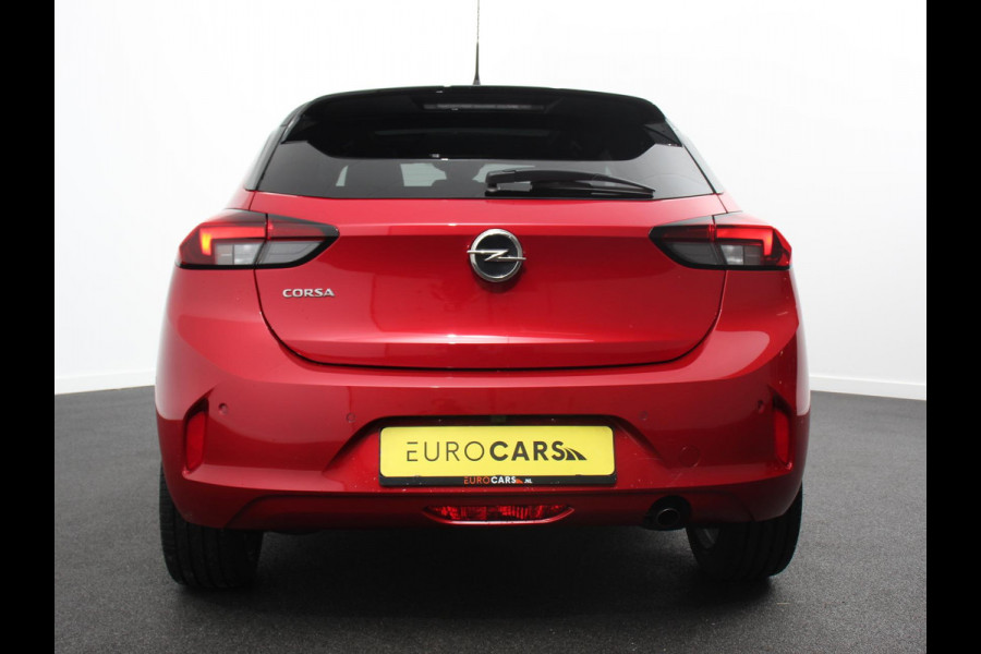 Opel Corsa 1.2 100pk Turbo Elegance Sky Panorama dak Climate control Cruise control Digitale Cockpit LED Parkeersensoren Stuurverwarming Stoelverwarming 360 camera Apple Carplay/ Android Auto Lichtmetalen Velgen
