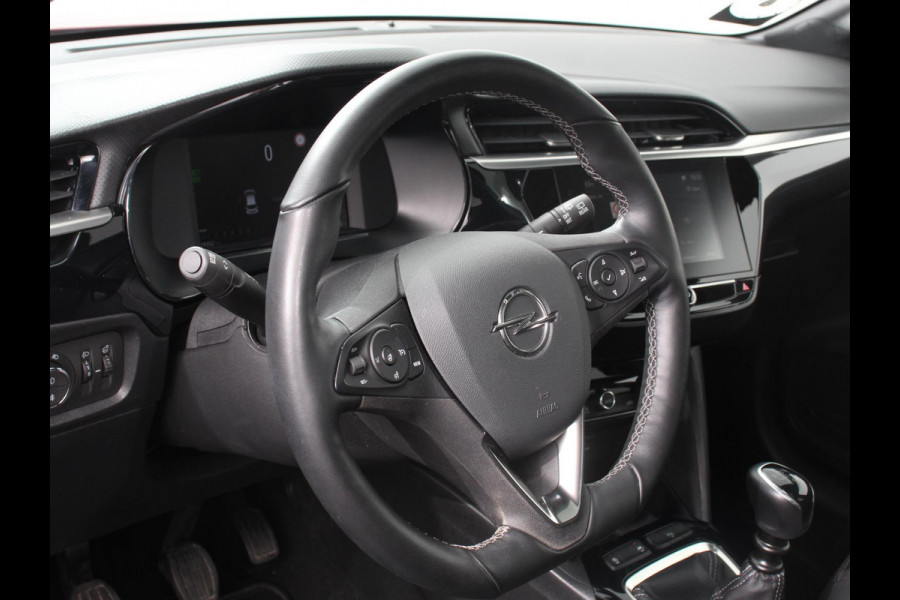 Opel Corsa 1.2 100pk Turbo Elegance Sky Panorama dak Climate control Cruise control Digitale Cockpit LED Parkeersensoren Stuurverwarming Stoelverwarming 360 camera Apple Carplay/ Android Auto Lichtmetalen Velgen