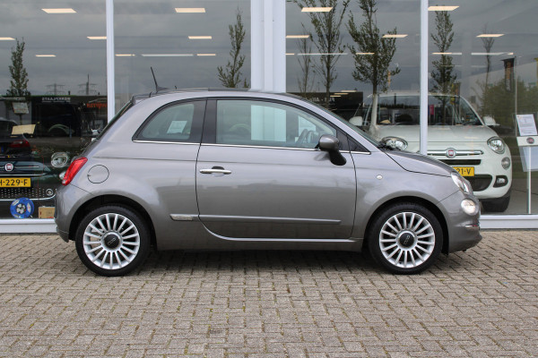 Fiat 500 TwinAir Turbo Lounge | 16" Velgen | Climate Control | Cruise Control Rijdende auto, niet altijd aanwezig.