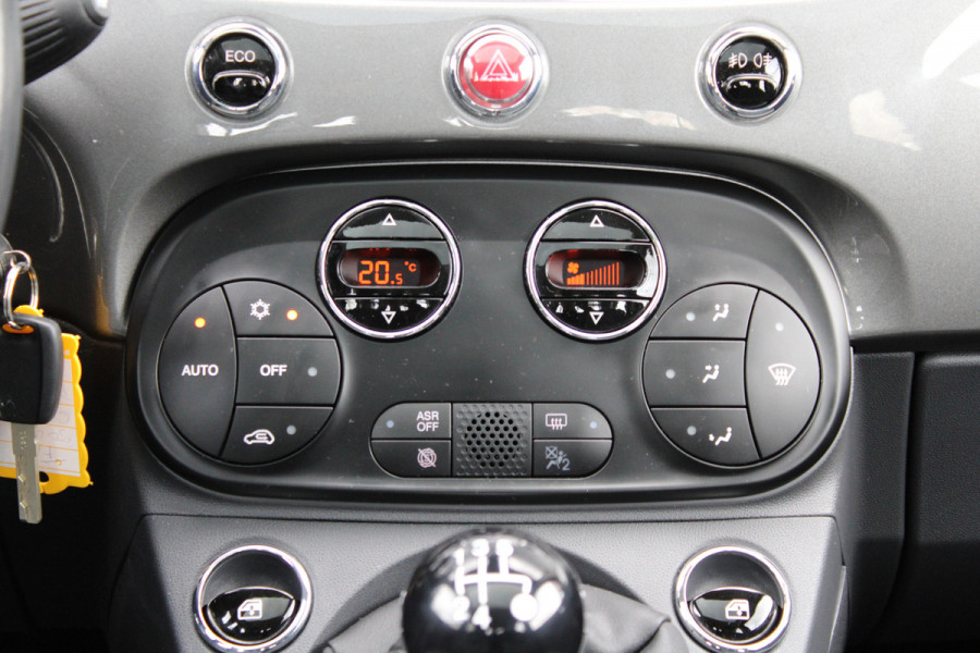 Fiat 500 TwinAir Turbo Lounge | 16" Velgen | Climate Control | Cruise Control Rijdende auto, niet altijd aanwezig.