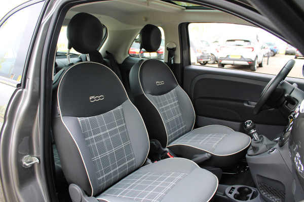 Fiat 500 TwinAir Turbo Lounge | 16" Velgen | Climate Control | Cruise Control Rijdende auto, niet altijd aanwezig.
