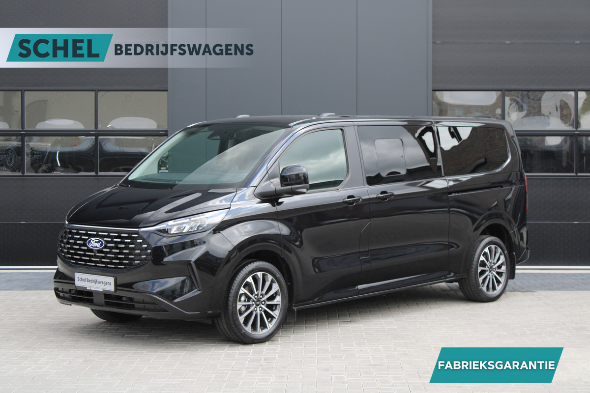 Ford Tourneo Custom 320 2.0 TDCI L2H1 Titanium X DC 170pk - Adaptive Cruise - LED - Blind Spot - Leder - Navigatie - 360 Camera - Trekhaak - Ford Tourneo Custom 320 2.0 TDCI L2H1 Titanium X DC 170pk - Adaptive Cruise - LED - Blind Spot - Leder - Navigatie - 360 Camera - Trekhaak -