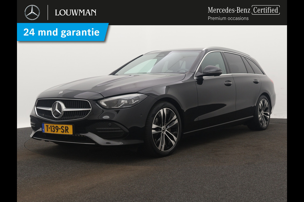 Mercedes-Benz C-Klasse Estate 180 Luxury Line | Memorypakket | Antidiefstalpakket GUARD 360° Plus | Warmtewerend, donkergetint glas achterin | Inclusief 24 maanden MB Certified garantie voor Europa.