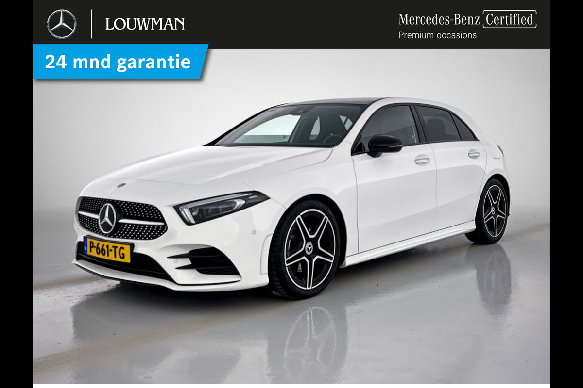 Mercedes-Benz A-Klasse 180 Premium Plus | Panoramadak | elct. bedienbare voor stoelen met memory | Navigatie | Parking support met camera achter | Inclusief 24 maanden MB Certified garantie voor Europa Mercedes-Benz A-Klasse 180 Premium Plus | Panoramadak | elct. bedienbare voor stoelen met memory | Navigatie | Parking support met camera achter | Inclusief 24 maanden MB Certified garantie voor Europa