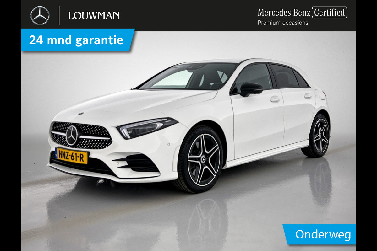 Mercedes-Benz A-Klasse 250 e AMG Plug-In Hybride Auto Show Tilburg | 5 spaaks lichtmetalen velgen | MBUX wide screen | Navigatie | Parking support met camera achter | Inclusief 24 maanden Mercedes-Benz Certified garantie voor Europa. Mercedes-Benz A-Klasse 250 e AMG Plug-In Hybride Auto Show Tilburg | 5 spaaks lichtmetalen velgen | MBUX wide screen | Navigatie | Parking support met camera achter | Inclusief 24 maanden Mercedes-Benz Certified garantie voor Europa.