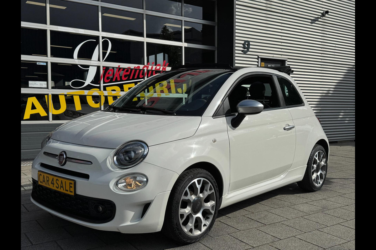 Fiat 500C 1.2 Rockstar Cabriolet I Navigatie I Leer I LED I PDC I Sport pakket & velgen