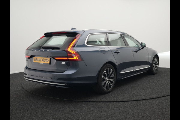 Volvo V90 T6 AWD Inscription Plug In Hybrid 340pk PHEV | Adaptive Cruise | Trekhaak af Fabriek | Head Up | Lederen Sportstoelen Memory | Harman Kardon | 360 Camera | BLIS | Pilot Assist | Stuurverwarming |