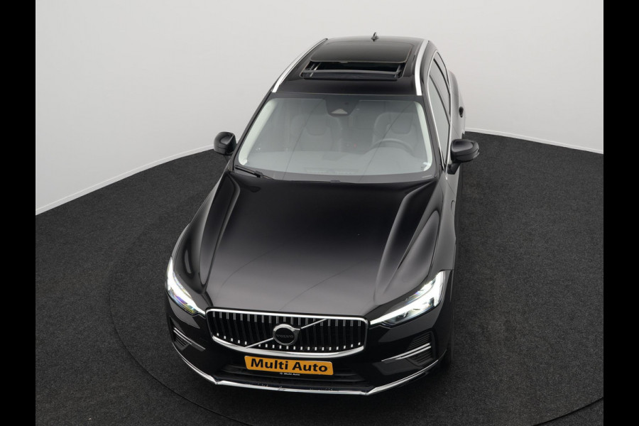 Volvo XC60 T6 Plug-in hybrid AWD Plus Bright PHEV | Panodak | Adaptive Cruise | Harman Kardon | Lederen Sportstoelen Memory | Camera | Google Maps | 19"L.M | Keyless | Stuurverwarming |