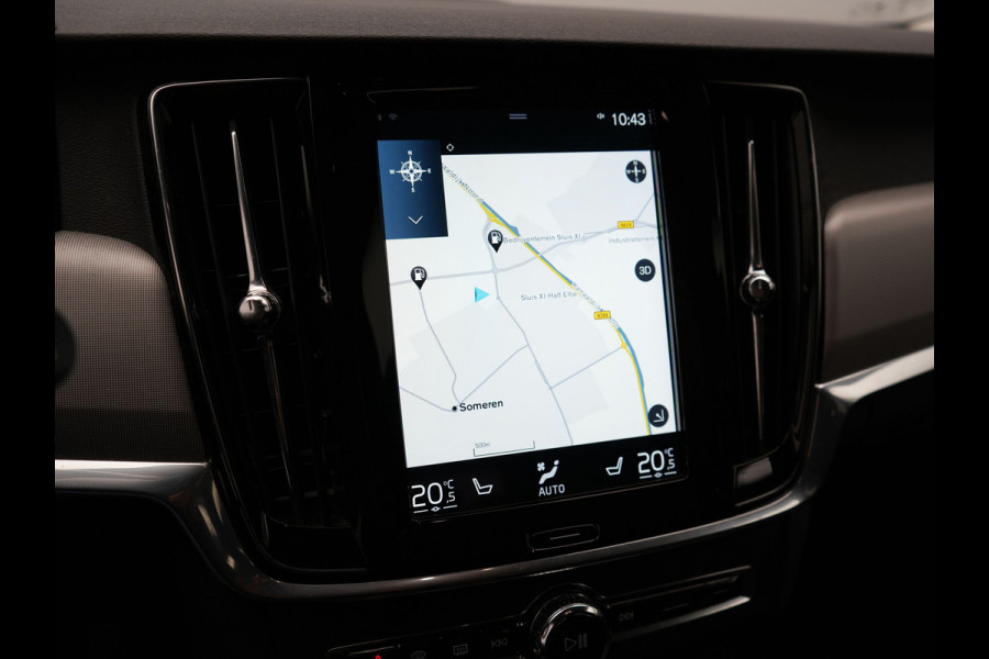 Volvo V90 T6 AWD Inscription Plug In Hybrid 340pk PHEV | Adaptive Cruise | Trekhaak af Fabriek | Head Up | Lederen Sportstoelen Memory | Harman Kardon | 360 Camera | BLIS | Pilot Assist | Stuurverwarming |