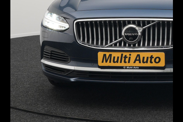 Volvo V90 T6 AWD Inscription Plug In Hybrid 340pk PHEV | Adaptive Cruise | Trekhaak af Fabriek | Head Up | Lederen Sportstoelen Memory | Harman Kardon | 360 Camera | BLIS | Pilot Assist | Stuurverwarming |